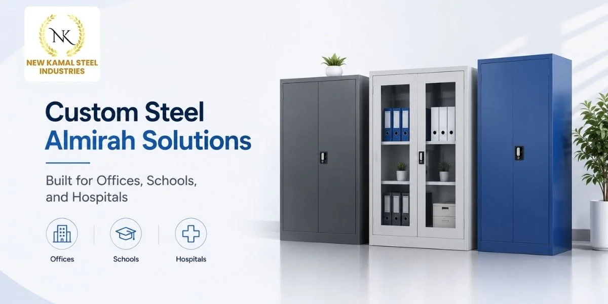 Custom steel almirah solutions for offices schools and hospitals durable storage cabinet